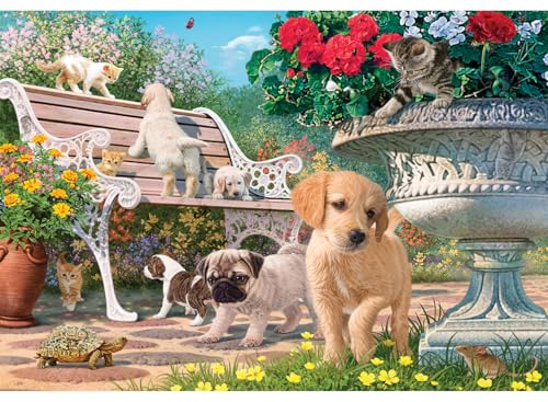 Anatolian Puzzle - Pets Hide and Seek, 260 Pieces Jigsaw Puzzle, #3326, - color: Pets Hide and Seek