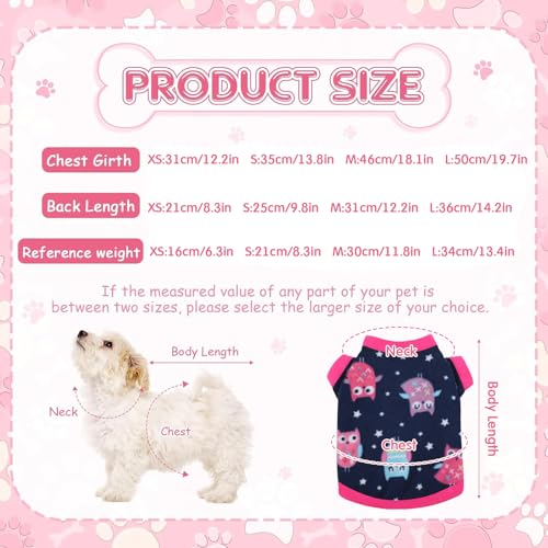8 Pieces Dog Sweaters for Small Dog Girl Boy Winter Chihuahua Clothes Puppy Sweater Warm Shirt Puppy Fleece for Halloween Christmas Pajamas Yorkie for Pets Pup Cat, X-Small - size: X-Small