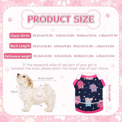 8 Pieces Dog Sweaters for Small Dog Girl Boy Winter Chihuahua Clothes Puppy Sweater Warm Shirt Puppy Fleece for Halloween Christmas Pajamas Yorkie for Pets Pup Cat, X-Small - size: X-Small