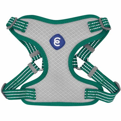 Blueberry Pet Essentials Back to Basics Reflective Dog Harness Vest, Dark Green, Medium, Adjustable Harnesses for Dogs - color: Dark Green, size: Medium (Pack of 1)