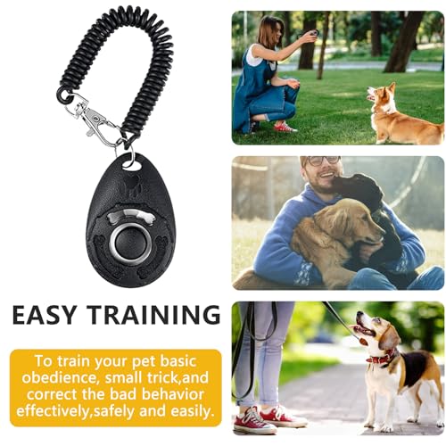 SZO Dog Treat Pouch with Pet Training Clicker, Dog Training Treat Pouch with Waist Belt Clip, Magnetic Closure, Hands-Free Training - Black&Red - color: 305 RedBlack