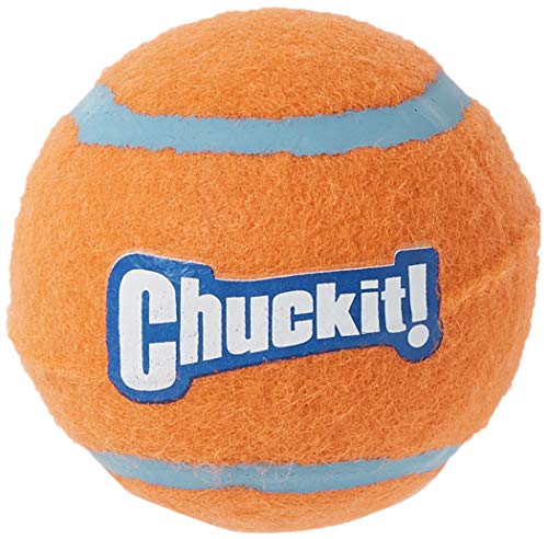 Chuckit! Dog Tennis Ball Dog Toy, Medium (2.5 Inch Diameter) for dogs 20-60 lbs, Pack of 4 - size: Medium - Pack of 4