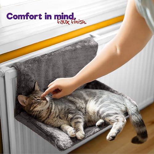 Grey Cat Radiator Bed by Petlicity