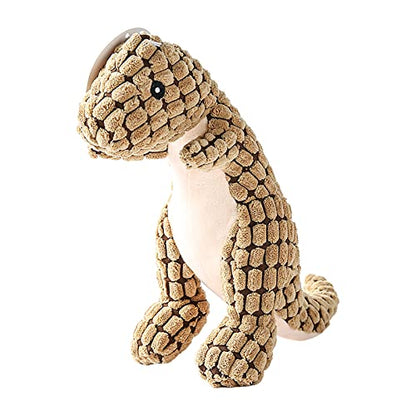 Puppy Chew Toys, Durable Fabric Funny Soft Dog Toys for Puppies,Interactive Heavy Duty Indestructible Interactive Dog Toy for Teething Small Medium Breeds Puppy Home Indoor Anxiety Relief Playing - color: Brown