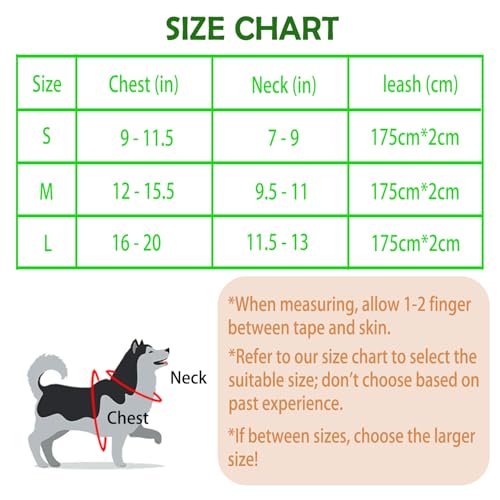 Small Dog Harness and Leash Set, Step-in Puppy Vest with Breathable Soft Padded Mesh, Walking Reflective Pet Harness for Small Medium Dogs - color: Pink, size: Large (Chest: 16" - 20")
