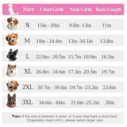 Dog Coat Large, Built-in Harness Dog Jacket with Warm Fleece Lining, Waterproof Reflective Dogs Winter Coat, Pet Coats with Pocket and Trash Bags (Pink, XX-Large) - color: Pink, size: XX-Large