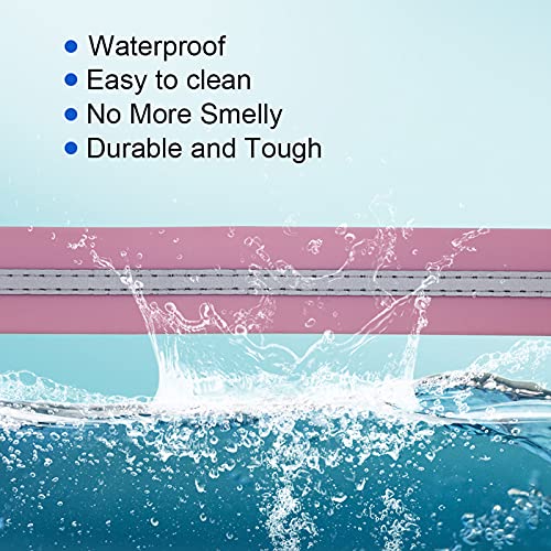 NIMBLE Dog Collar Waterproof Pet Collars Anti-Odor Durable Adjustable PVC & Polyester Soft with Reflective Cloth Stripe Basic Dog Collars S/M/L Sizes (Small (9.45”-14.17”inches), Lavender) - color: Lavender, size: Small (9.45”-14.17”inches)