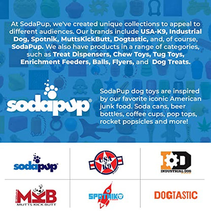 SodaPup Honey Bone Antler – Ultra Durable Dog Chew Toy Made in USA from Non-Toxic, Pet Safe, Food Safe, Nylon Material for Clean Teeth, Fresh Breath, Problem Chewing, Calming Nerves, & More - color: Honey Nylon Bone Antler Brown