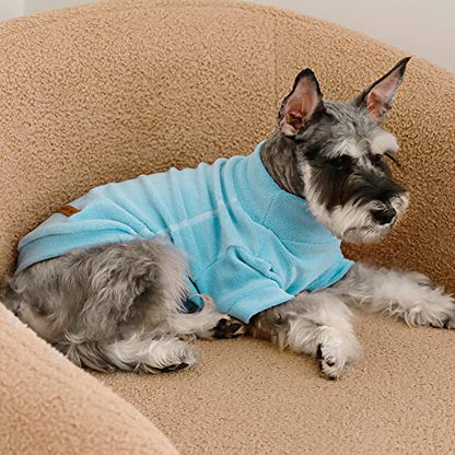 Fitwarm 3 Pack Classic Fleece Dog Sweater, Turtleneck Dog Sweatshirt, Dog Winter Clothes for Small Dogs Boy Girl, Pet Pullover Jacket, Cat Apparel, Blue, Grey, Navy, XS - color: Blue-Grey-Navy, size: X-Small