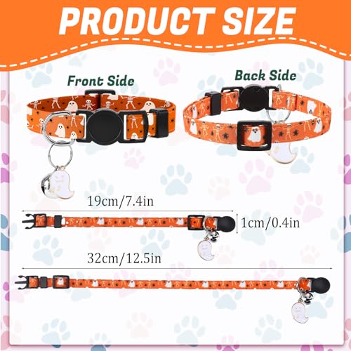 18 Pcs Holiday Cat Collars 4th of July Cat Collars Breakaway with Bell Adjustable Kitten Collar with Plastic Buckle for Holiday Pet Cat Costume,Multicolor - color: Multicolor