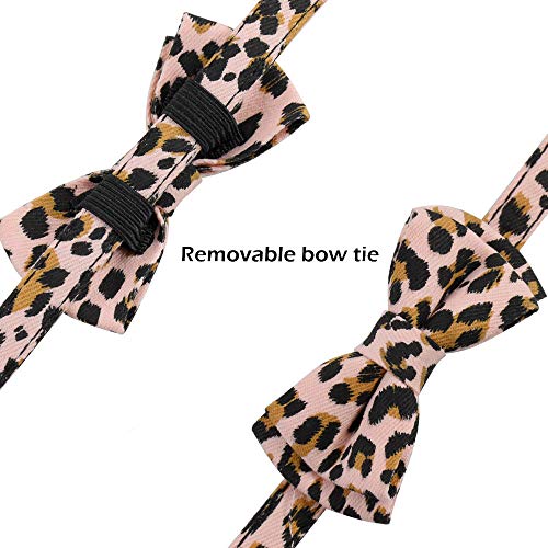 Bowtie Cat Collars Breakaway with Bell, Adjustable Cute Kitty Collars Safety Buckle Kitten Collar for Cat Puppy 7.5-11in (15) - color: 15