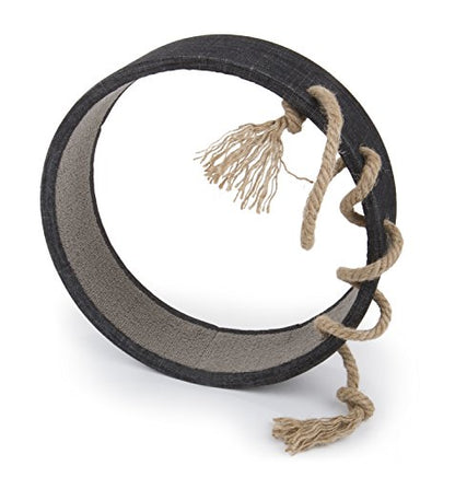 Petlinks 3-in-1 Scratch Around Carpet Cat Scratcher with Jute Rope - Gray/Denim, One Size - color: Scratch Around