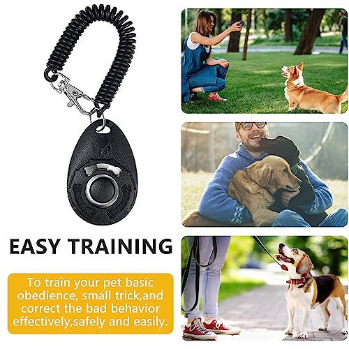 SZO Dog Treat Pouch with Pet Training Clicker, Dog Training Treat Pouch with Waist Belt Clip, Magnetic Closure, Hands-Free Training - Black&Green - color: 305 GreenBlack