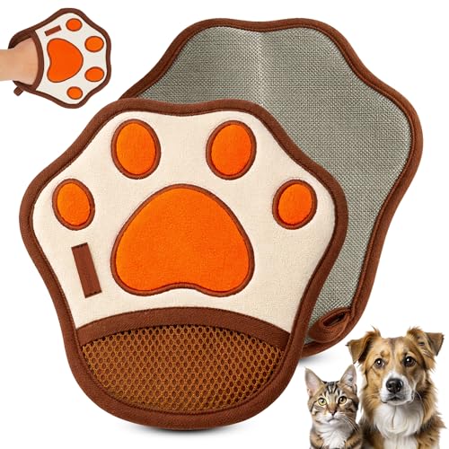 Blueppyness FurAway Glove – Electrostatic Pet Hair Removal Glove for Pets, Furniture, Carpet & Laundry | Reusable Lint Remover Mitt for Cat & Dog Hair | Soft, Durable, Fun Design & Improved Grip