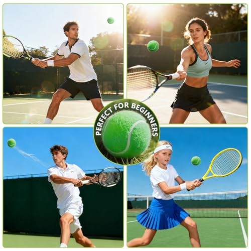 PoyPet 16-Pack Tennis Balls Bulk for Practice,Training and Beginners | Ideal for Dog Fetch,Chew and Play - color: Green