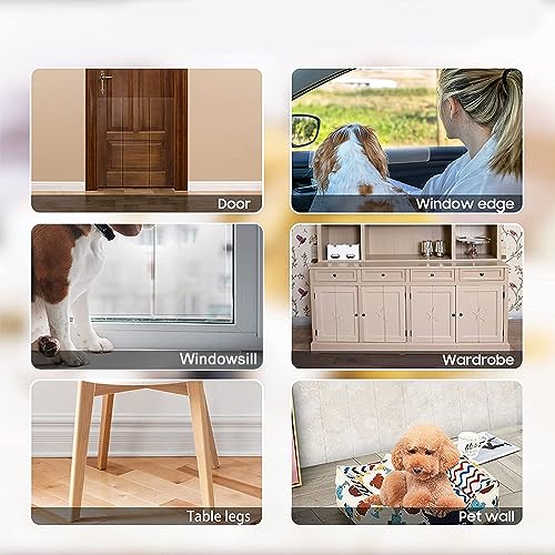 Window Sill Protector, Anti Scratch Furniture Protector, Clear Pet Window Sill Protector from Cats Dog Claws Scratching