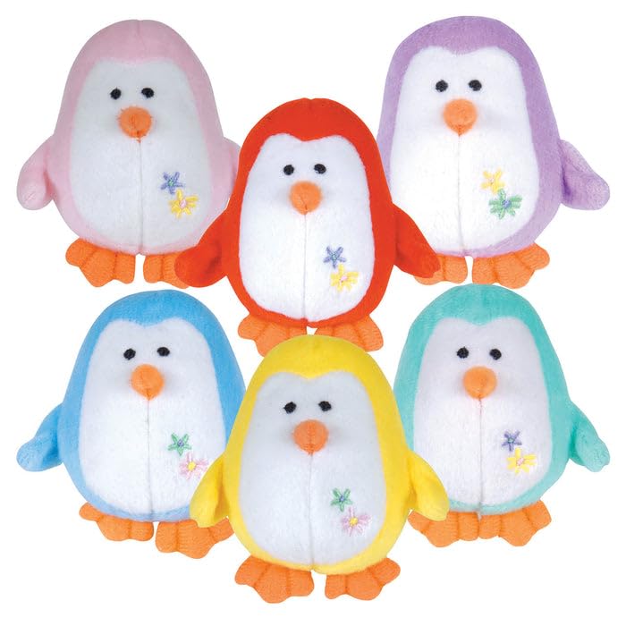Jeffers 3" Plush Penguin Squeaker Dog Toy for Puppies & Small Dogs, Mini Stuffed Animal Pet Toy with Squeaky Sound, Soft Plush Toy for Indoor Play, Fetch, Cuddle, Small Breed Dog Toy - Light Green - color: Light Green