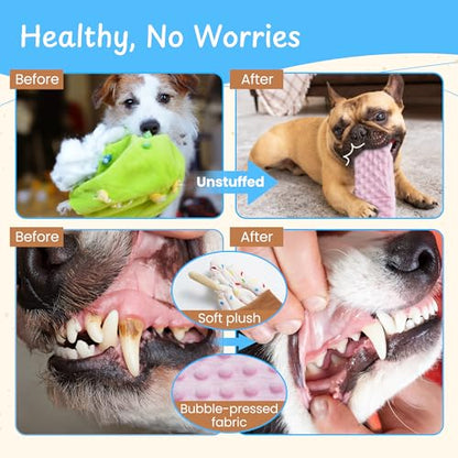 Nocciola 3 PC No Stuffing Small Dog Toys, Removable Crinkle Squeaky Durable Dog Tug Toy Summer Drinks Theme, Bottle Insert Fun Puppy Toys to Keep Them Busy - style: 3 PC No Stuffing Drinks