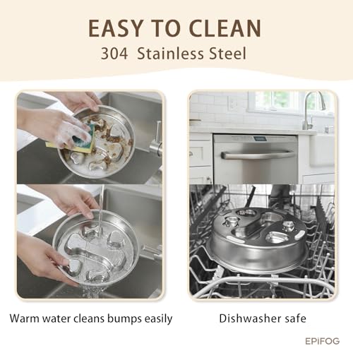 1 to 2 Cups Stainless Steel Slow Feeder Dog Bowl, Metal Slow Eating Feed Dog Bowl with Non-Slip Rubber Base, Slowfeeder for Puppies, Small and Medium Dogs Feeding - size: 1-2 Cups