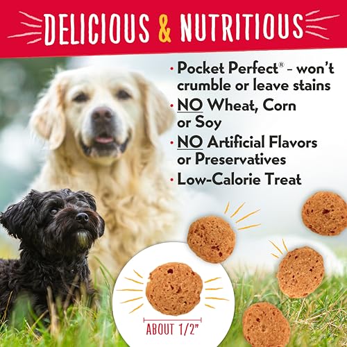 Charlee Bear Crunch Grain Free Dog Treats, Bacon and Blueberry, 8 Ounce Resealable Bag, Low Calorie Training Treats for Dogs, Limited Ingredient, Healthy, Crunchy Dog Snacks, Made in USA - size: 8 Ounce (Pack of 1)