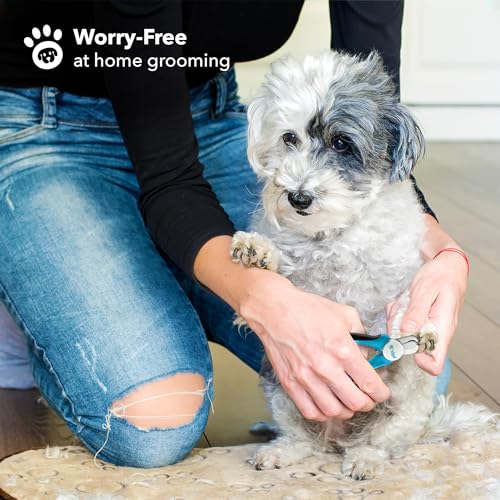 Boshel Dog and Cat Nail Clipper with Safety Guard, Razor-Sharp Toenail Cutter with Nail File, Ideal for Smaller Pets - size: Medium/Small