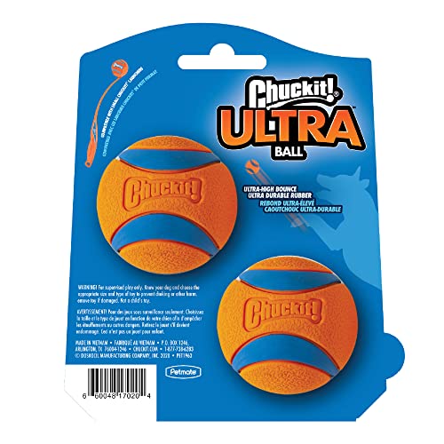 Chuckit! Ultra Ball Dog Toy (Small) and ChuckIt! Sport 14S Dog Ball Launcher