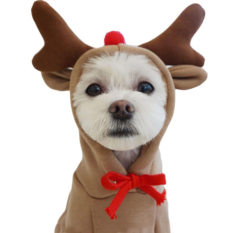 Warm Dog Winter Clothes Cute Fruit Dog Coat Hoodies Fleece Pet Dogs Costume Jacket for French Bulldog Chihuahua Ropa para Perro(Coffee,XS) - color: Coffee, size: XS