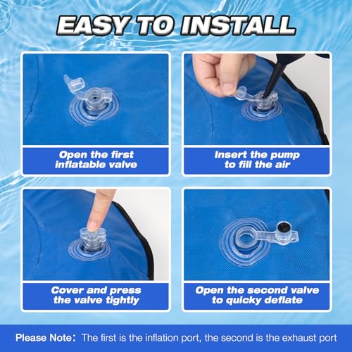 Dog Float Raft - Inflatable Dog Swimming Float for Summer Dogs Water Floats (Small)