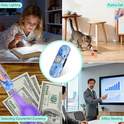TBTeek Cat Toy, Finger Rotatable, 3 Modes, 5 Fun Patterns, Rechargeable, Portable Dog Cat Toy for Indoor Cats Chasing and Exercise - size: 1pc finger rotatable