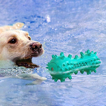 Carllg Puppy Teething Chew Toys, Dog Toys for Aggressive Chewers, Indestructible Tough Durable Toothbrush Toys, Squeaky Interactive Dog Toy for Small Medium Large Breed
