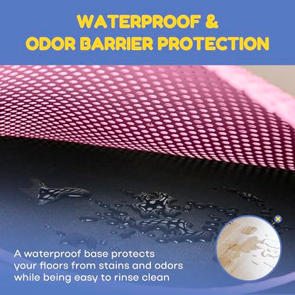 Cat Litter Mat. Easy to Clean, Waterproof, Urine-Proof