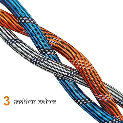 Long Dog Leash, 10/15/20/30/50FT Dog Training Leash with Soft Handle, Reflective Heavy Duty Rope Dog Lead for Medium Large Dogs Outside Play, Camping (3/8" x 50ft, Blue) - color: Blue, size: 50ft x 3/8inch