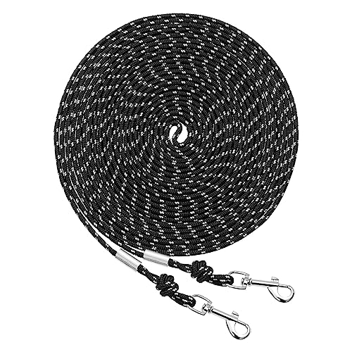 Reflective Cat Leash - 30 Feet Yard Long Leash, Escape Proof Durable Walking Leads, Safe Extender Pet Tie Out Leash Outdoor Training Playing Camping for Kittens/Puppies/Rabbits/Small Animals - size: 30ft