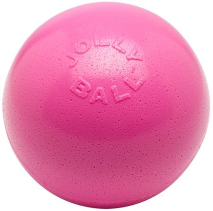 Jolly Pets Bounce-n-Play Dog Toy Ball, 8 Inches, Pink, All Breed Sizes - color: Pink, size: Large (8 in)
