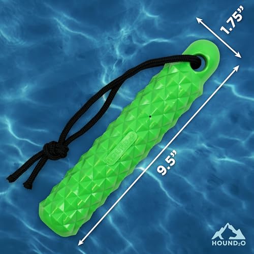Dog Toys | Rope Bumper Floating Outdoor Toy for Dogs | Bright Green Fetch Toy - color: Green