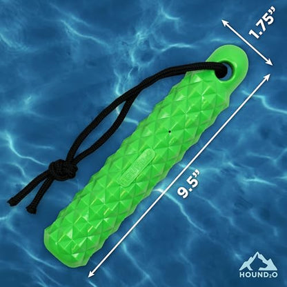 Dog Toys | Rope Bumper Floating Outdoor Toy for Dogs | Bright Green Fetch Toy - color: Green