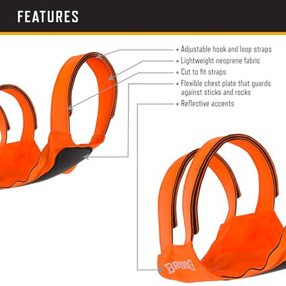 Browning Pet Vests, Hi Vis Safety Vests for Dogs, Safety Orange, Medium, Chest Protection Vest - size: Medium, style: Chest Protection Vest