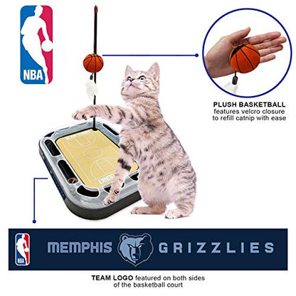Memphis Grizzlies Basketball Cat Scratcher Toy - color: Memphis Grizzlies