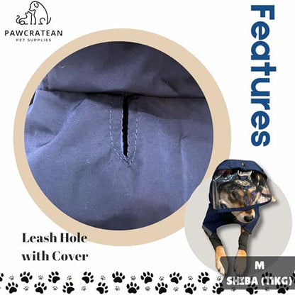 Dog Raincoat, Water Resistant, Adjustable, Cool Design (Dark Blue, X-Large) - color: Dark Blue, size: X-Large