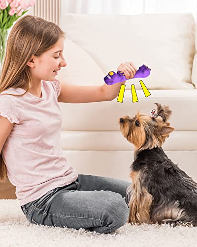 Pweituoet 9" Squeaky Dog Toys - 3 Pack Funny Rubber Squeaky Toys, Latex Dog Chew Toys for Puppy