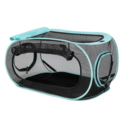 Kitty City Outdoor Catio Furniture and Play Kits for Cats, Play Combo - color: D) 1-Way Tunnel/Tent Combo