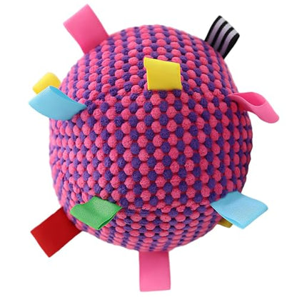 BOSREROY Interactive Dog Ball Toy, Fetch, Soft 6.3 in / 16 Cm Pet Plush