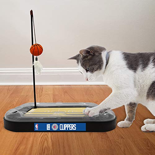 LA Clippers Basketball Cat Scratcher Toy - color: LA Clippers