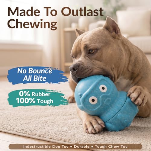 3-in-1 Dog Frozen Treat Ball, Large Size, No-Transfer Fill & Freeze Lick Cup, Treat Dispenser & Tough Chew Toy, Long-Lasting Enrichment Toy for Dogs, Octopus-Shaped