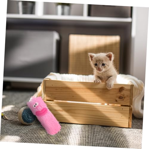 UPKOCH Catnip Plush Toy for Cats Chew Interactive Pillow Toy Soft and Safe Pet Plaything for Indoor and Outdoor Fun Boredom Relief Cat Catnip