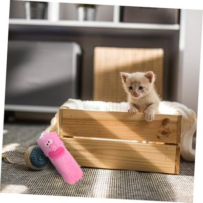 UPKOCH Catnip Plush Toy for Cats Chew Interactive Pillow Toy Soft and Safe Pet Plaything for Indoor and Outdoor Fun Boredom Relief Cat Catnip
