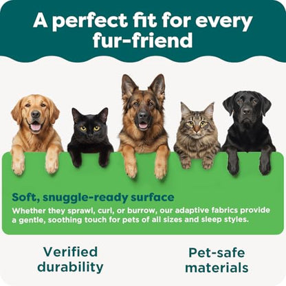 Furhaven (Old Version) Elevated Dog Bed Frame for 44" x 35" XL Dog Beds, Easy Assembly - Mid-Century Modern Bed Frame - Walnut, Jumbo/XL - color: Veneer Walnut, size: 44" x 35"