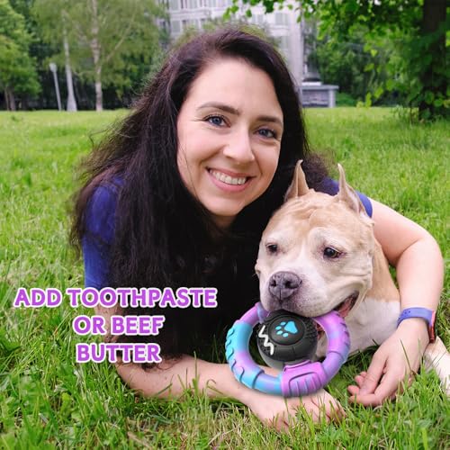 Dog Toys for Aggressive Chewers Large Medium Small Breed, Indestructible Durable Tough Dog Chew Toys to Keep Them Busy, Nylon Rubber Interactive Dog Toys - color: Mixed