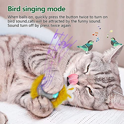Interactive Cat Toys Ball Super Drive Electric Cat Toy Automatic Rolling Robotic Car Motion Activate