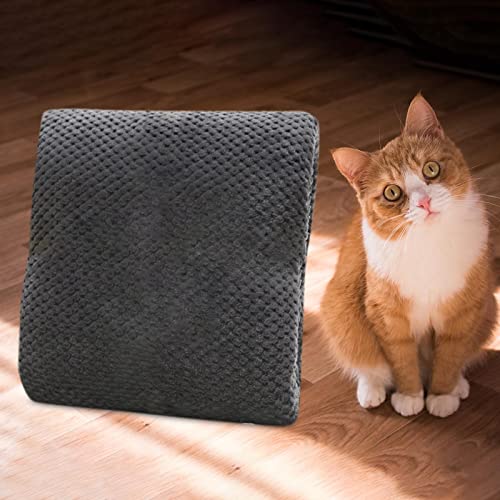 Comfortable Pet Throw Blanket Solid Color Supply Bed Mat for Dogs Kids Crate Cat, Gray